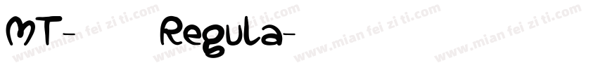 MT-韵西体 Regula字体转换